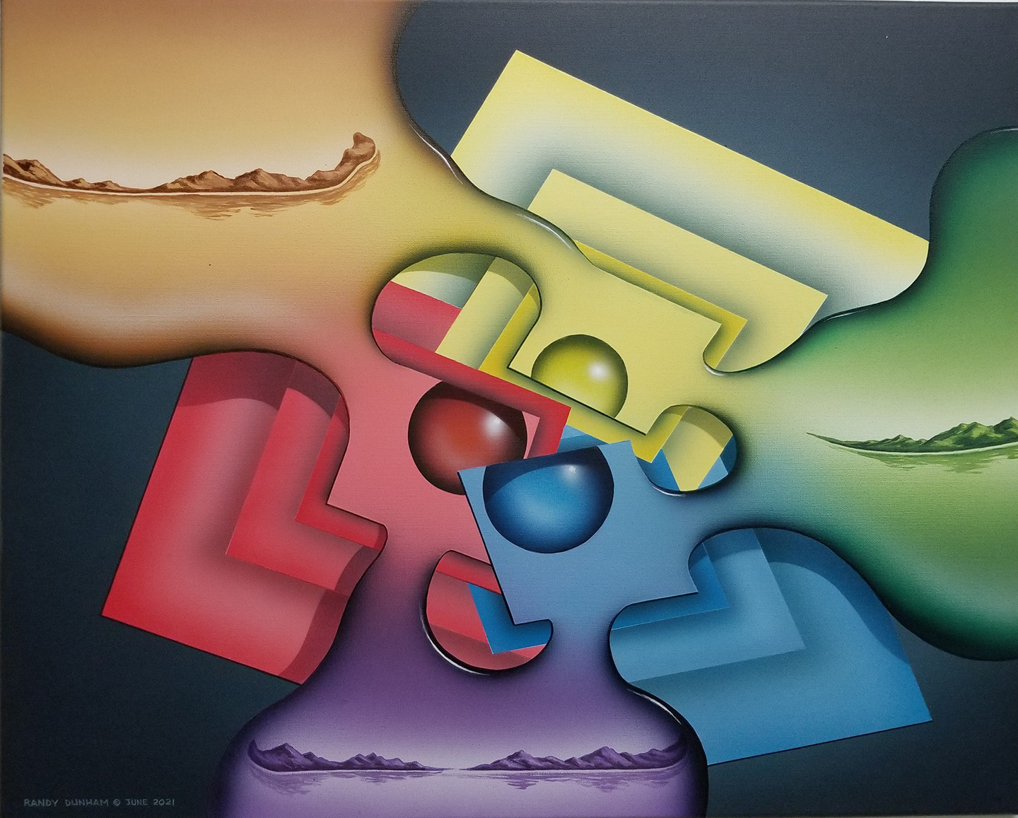 Vortices of Color Functions
