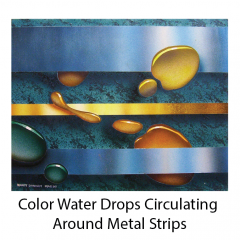 15-color-water-drops-circulating-around-metal-strips-with-title